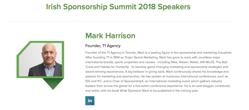 Mark Harrison Future of Sponsorship Marketing